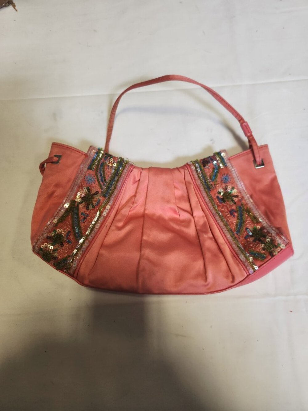 Vintage Karen Millen Pink Evening Purse - Picture 1 of 4